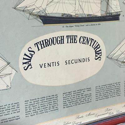 Sails Thru The Centuries Large Framed Art