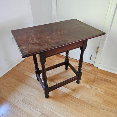 Solid Wood Oblong Table (LR-JS)