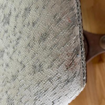 Small Upholstered Rocking Chair & Stool (LR-JS)