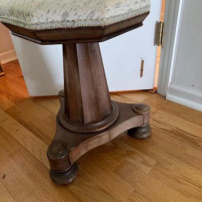 Small Upholstered Rocking Chair & Stool (LR-JS)