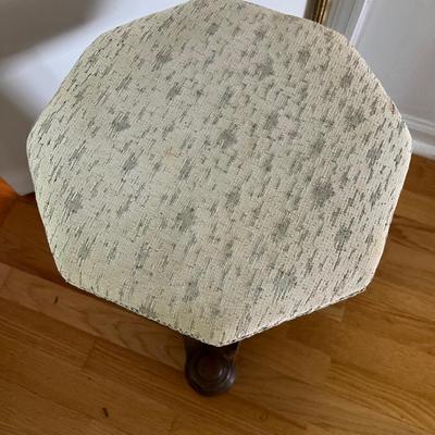 Small Upholstered Rocking Chair & Stool (LR-JS)