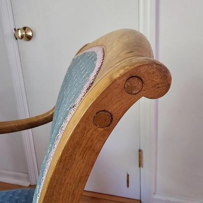 Upholstered French Armchair. (LR-JS)