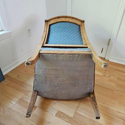 Upholstered French Armchair. (LR-JS)
