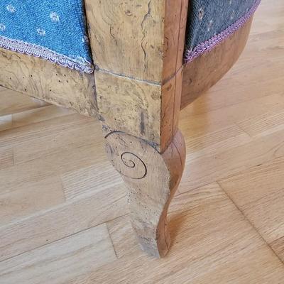 Upholstered French Armchair. (LR-JS)
