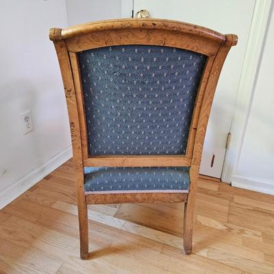 Upholstered French Armchair. (LR-JS)