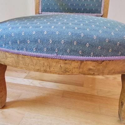 Upholstered French Armchair. (LR-JS)