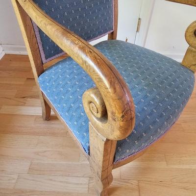 Upholstered French Armchair. (LR-JS)