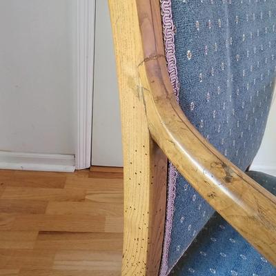 Upholstered French Armchair. (LR-JS)