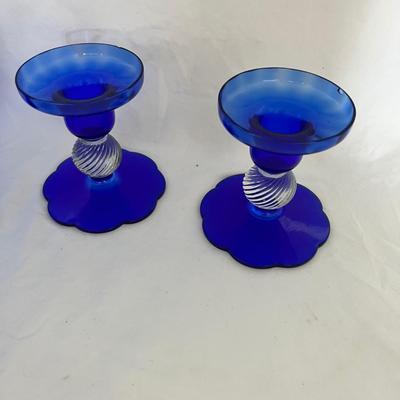 Blue Glass Cups & More (K-MK)