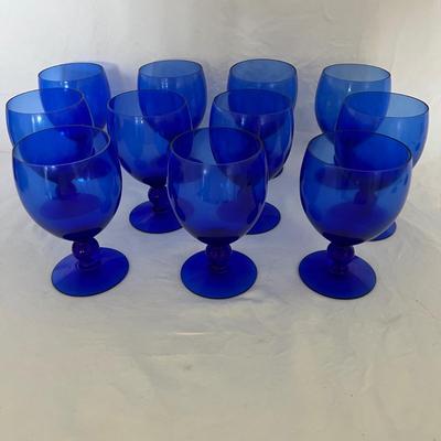 Blue Glass Cups & More (K-MK)