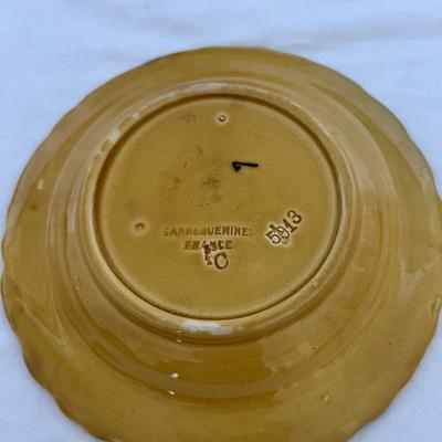 Sarreguemines French Majolica Fruit Plates (K-MK)