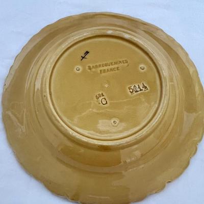 Sarreguemines French Majolica Fruit Plates (K-MK)