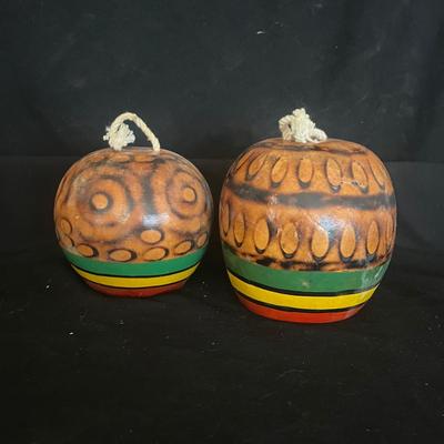 Yerba Mate Cups With Two Straws & Two Decorative Gourds (DR-MG)