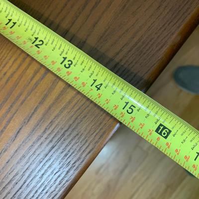 Sofa Table Thick Wood Top - Metal Lower Shelf
