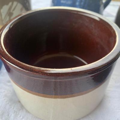 Antique Stoneware Crocks Lot