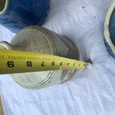 Antique Stoneware Crocks Lot