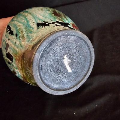 Blue Ceramic Urn (LR-JS)