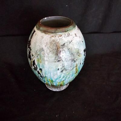 Blue Ceramic Urn (LR-JS)