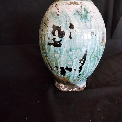 Blue Ceramic Urn (LR-JS)