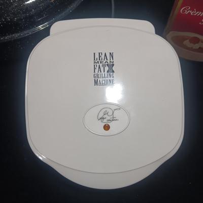 GEORGE FOREMAN GRILL, ROASTING PAN & CREME BRULEE KIT