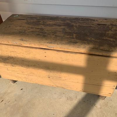 Antique Primitive Blanket Chest