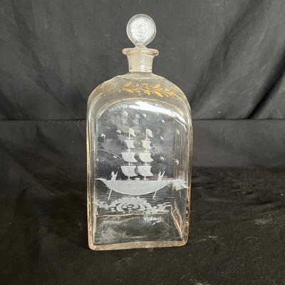 Gilt Decorated Glass Decanters & More (DR-MK)