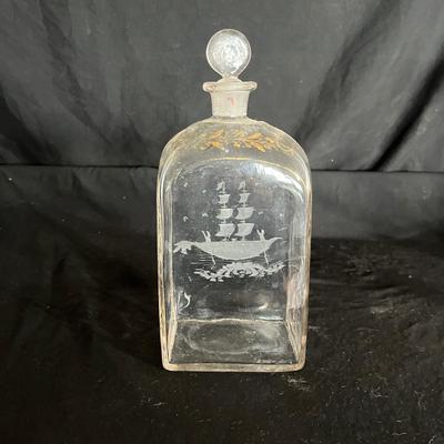 Gilt Decorated Glass Decanters & More (DR-MK)