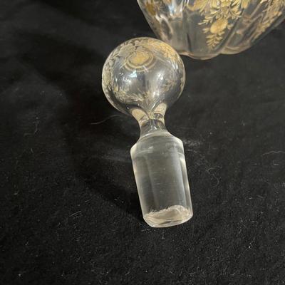 Gilt Decorated Glass Decanters & More (DR-MK)