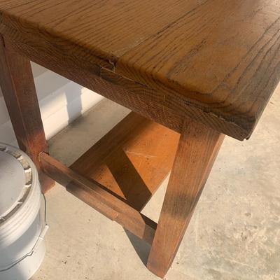 Oak Table With Drawer