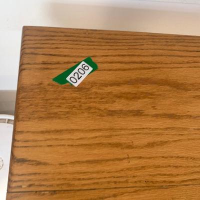 Oak Table With Drawer