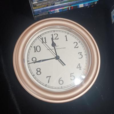 NEW PANASONIC BLU-RAY PLAYER, WALL CLOCK AND MOVIES ON DVD'S