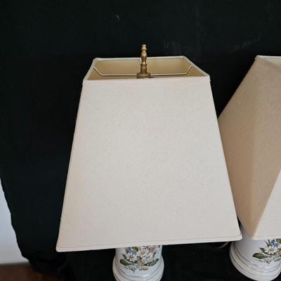 Three Floral Pattern Lamps (LR-JS)
