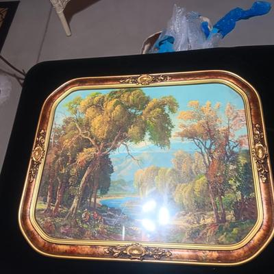 VINTAGE PICTURE IN AN ANTIQUE FRAME