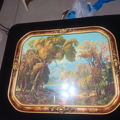 VINTAGE PICTURE IN AN ANTIQUE FRAME