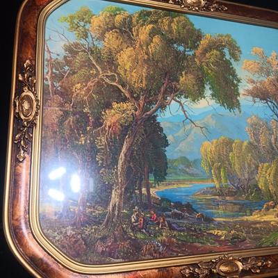 VINTAGE PICTURE IN AN ANTIQUE FRAME