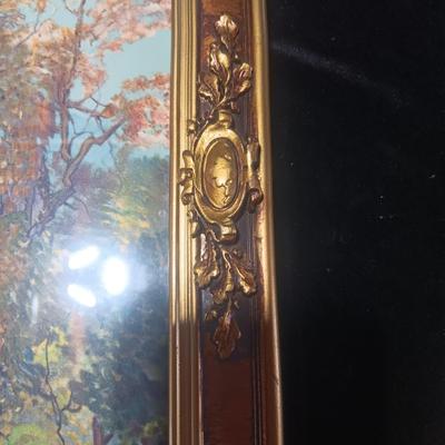 VINTAGE PICTURE IN AN ANTIQUE FRAME