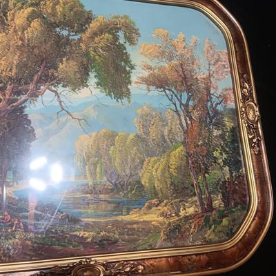 VINTAGE PICTURE IN AN ANTIQUE FRAME