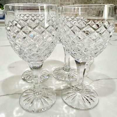 Waterford Wine Glass 6 inch Comeragh Pattern. Set of 4