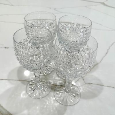 Waterford Wine Glass 6 inch Comeragh Pattern. Set of 4