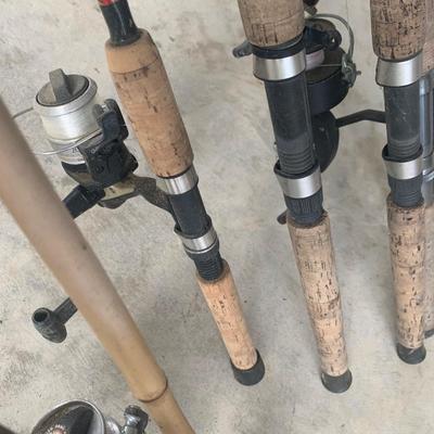 Fishing Rods Lot Shakespeare Browning Ugly Sticks +++