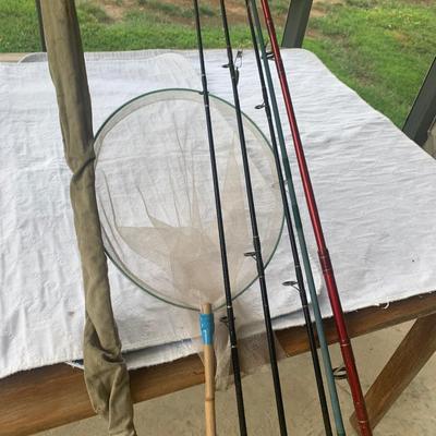 Fishing Rods Lot Shakespeare Browning Ugly Sticks +++