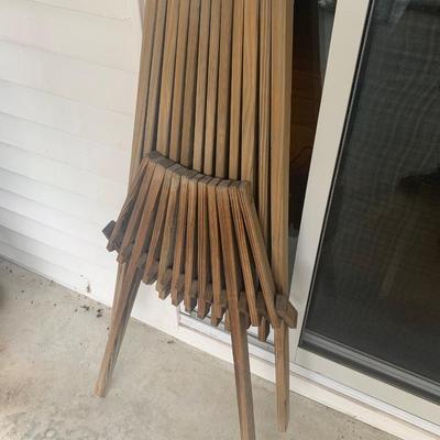 Folding Collapsable Wood Chair