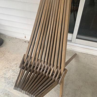Folding Collapsable Wood Chair