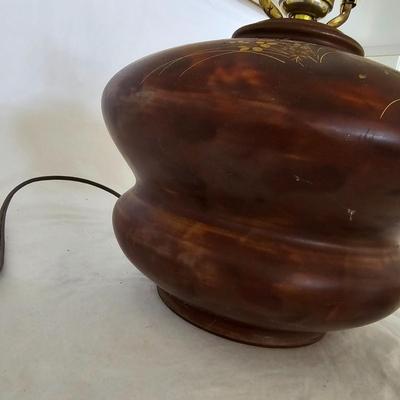 Brown Woodland Design Lamp (LR-JS)