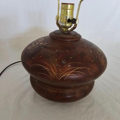 Brown Woodland Design Lamp (LR-JS)