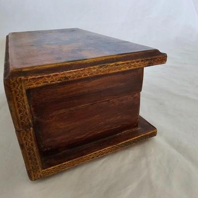 Equine Themed Wood Box & Riding Crop (LR-JS)