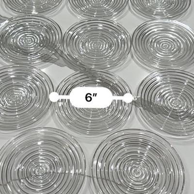 Anchor Hocking Manhattan Pattern Depression Glass Set of 11 6 in. dessert plates