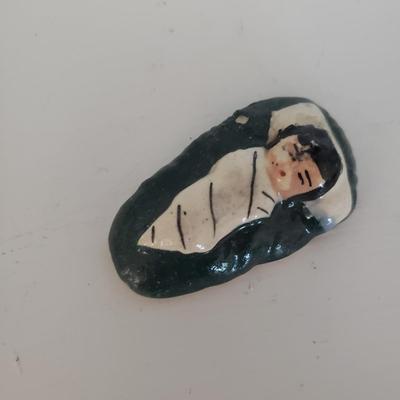Ceramic Hand Painted Mexican Nativity Set (DR-KD)