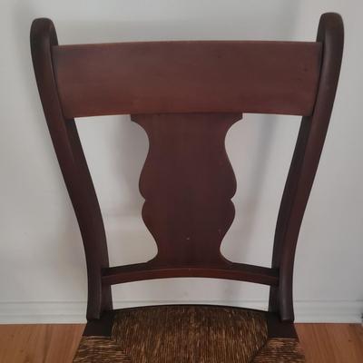 John D. Rabb Wood and Rush Chair (DR-KD)