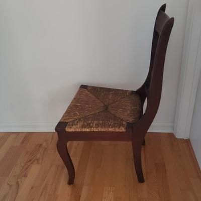 John D. Rabb Wood and Rush Chair (DR-KD)